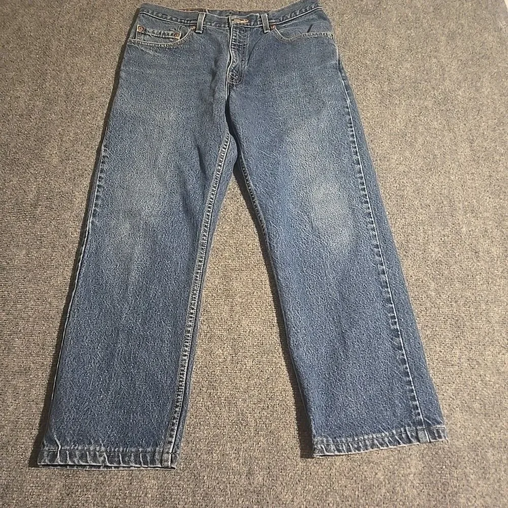 Vintage Levis 505 Denim Jeans Men's 33x30 (Fits 31x26)Blue Straight Leg 2001